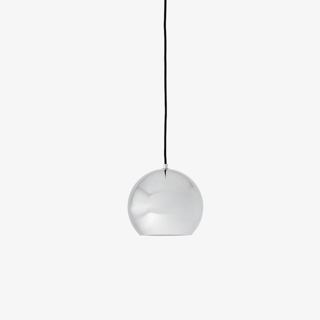 Topan VP6 Pendelleuchte Chrom Ø 21 cm von &Tradition – Kugel-Hängelampe von Verner Panton